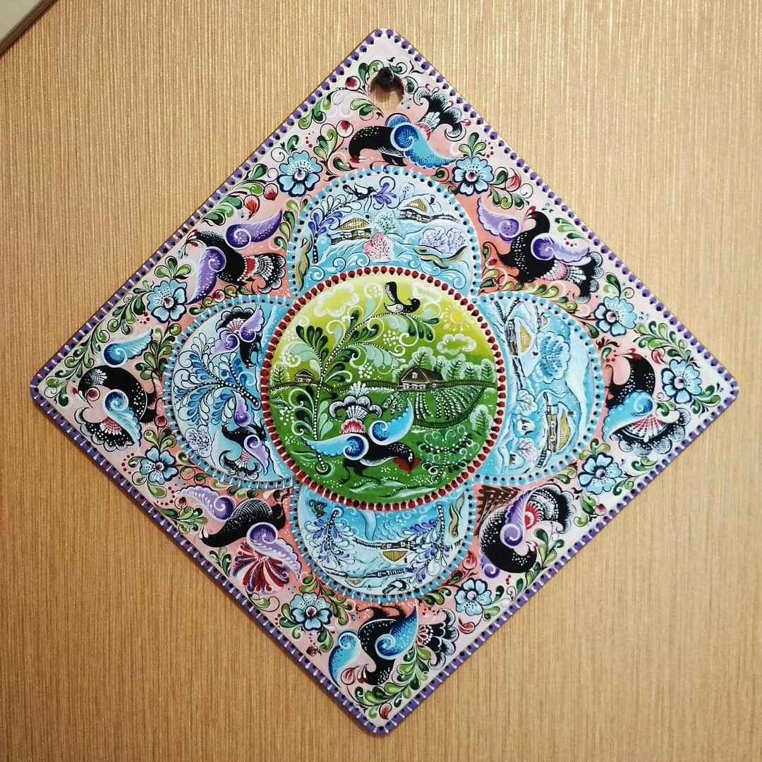 Кудрина роспись по дереву