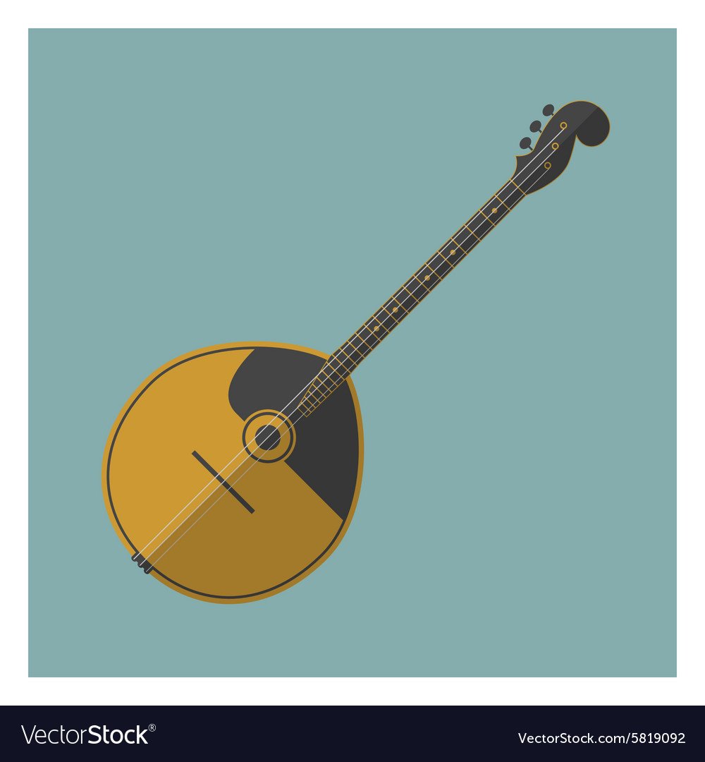 Домра силуэт