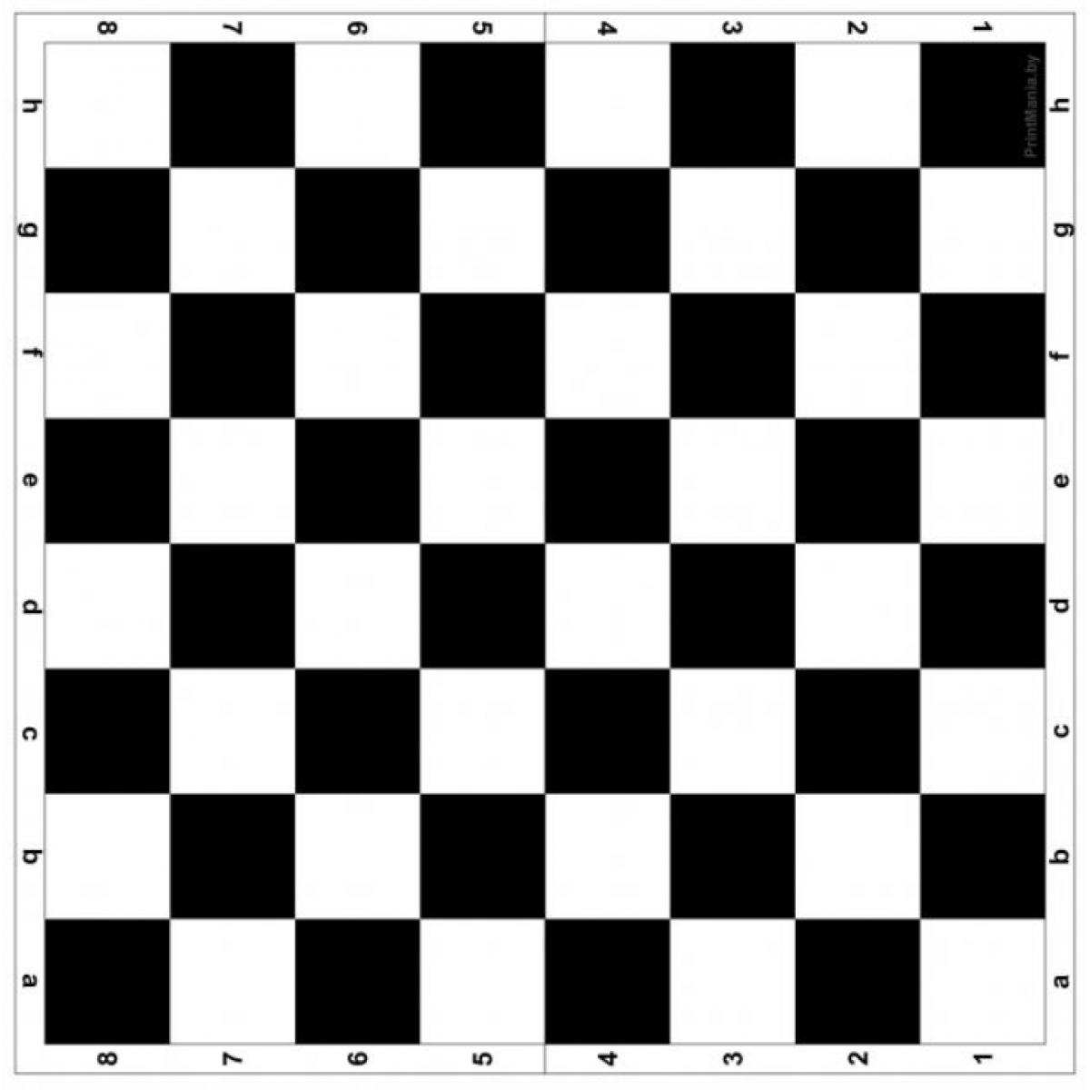 Шахматная доска без фигур