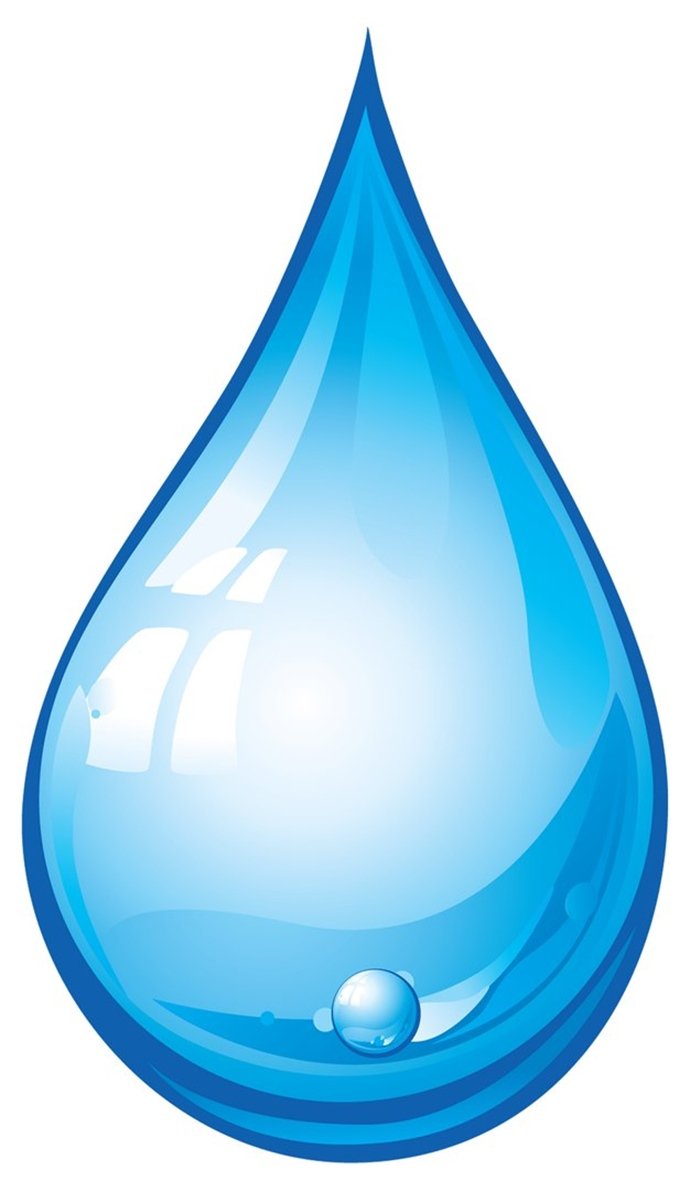 Капля воды с лицом