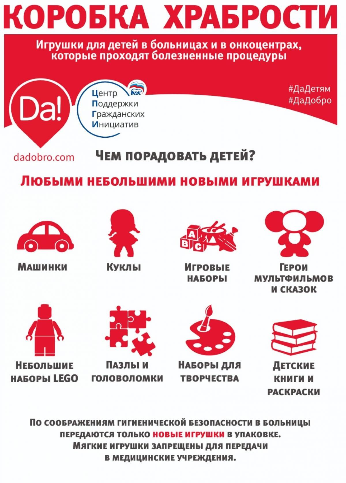 Коробка храбрости акция