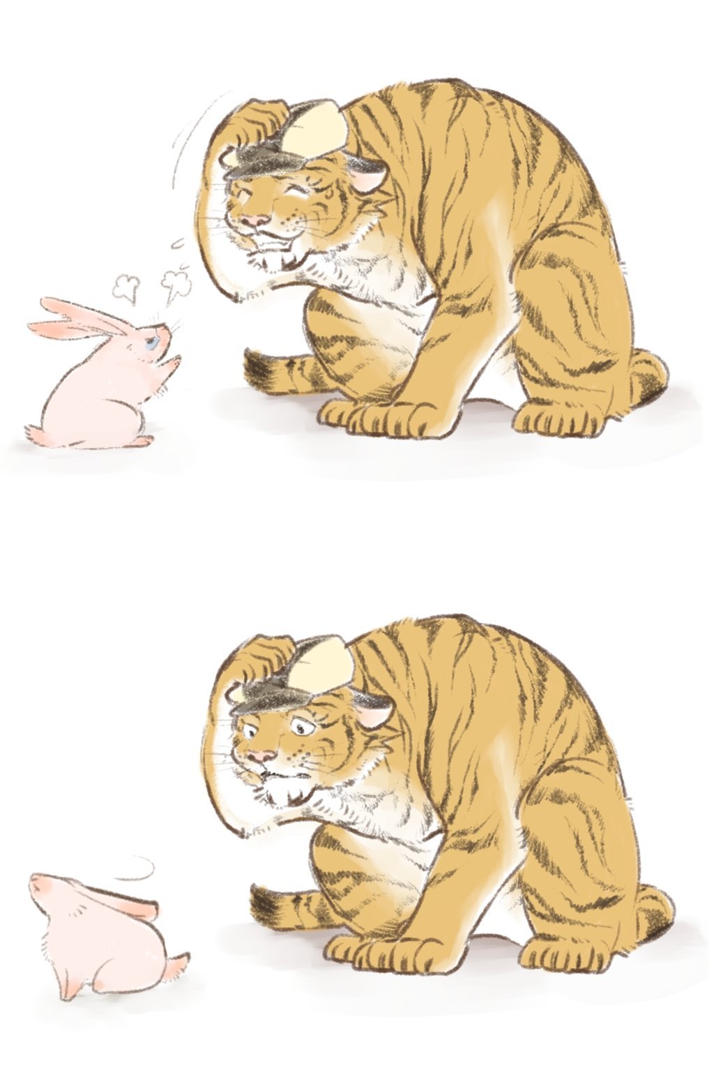 Тигр и заяц аниме