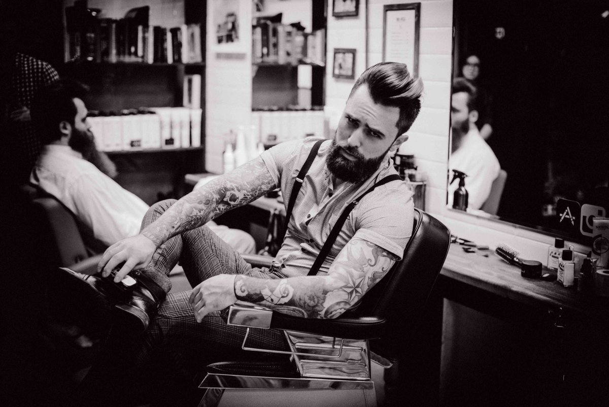 Барбершоп волосатый мужик Белгород