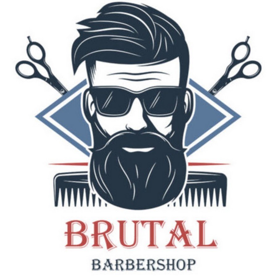 Логотип мужской парикмахерской