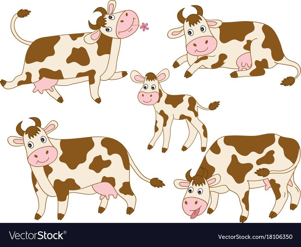 Теленок для детей