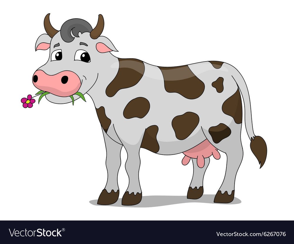 Стадо коров вектор