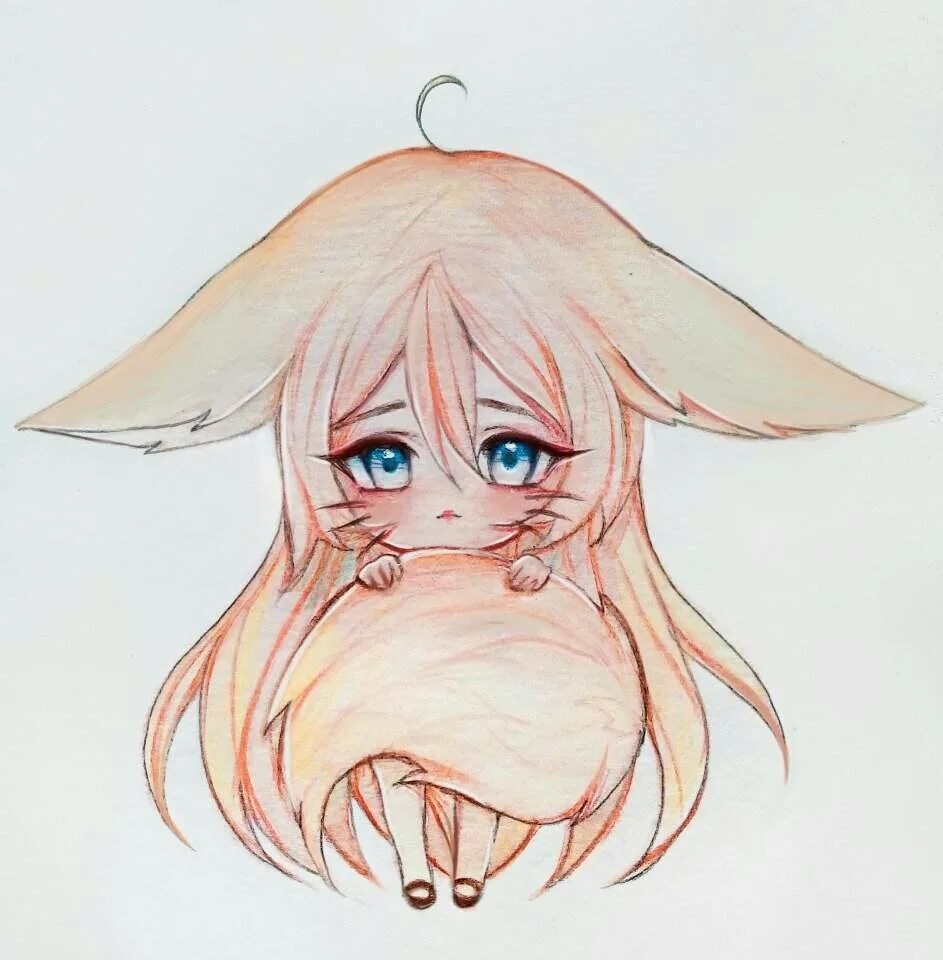 Аниме карандашом милые