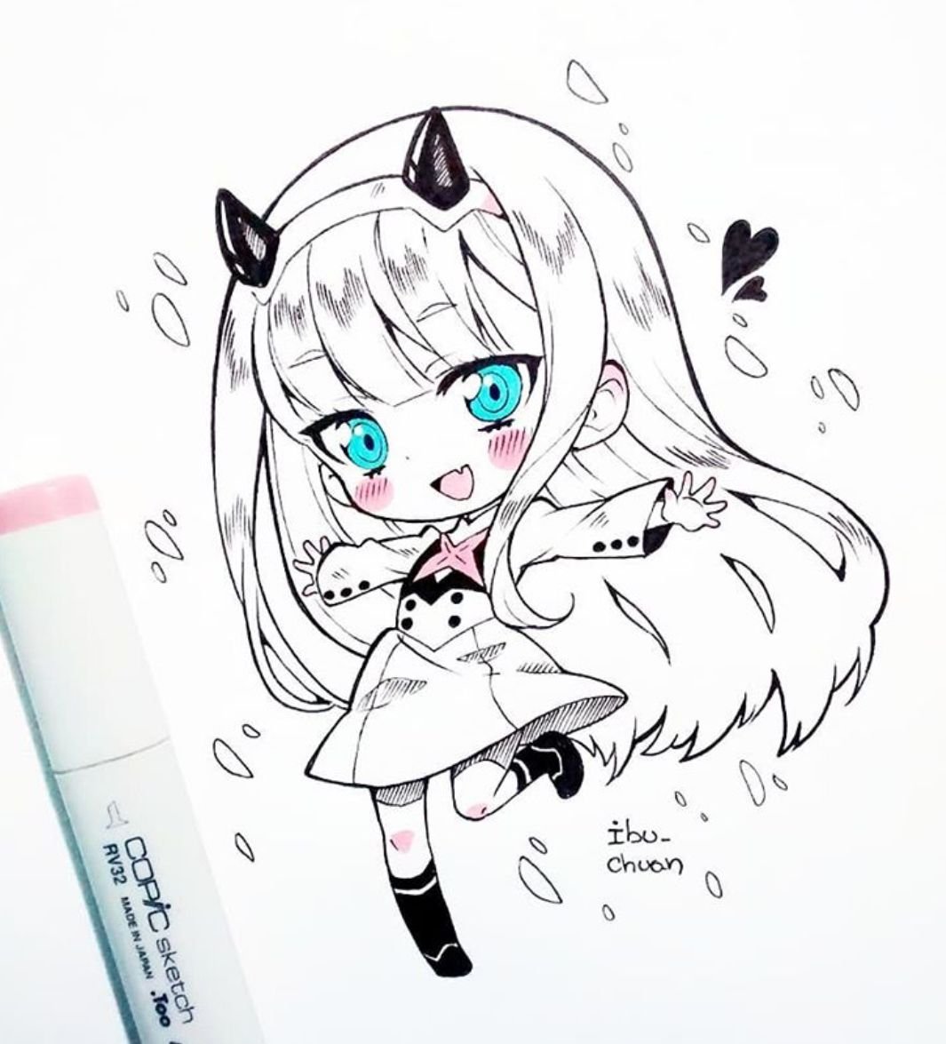 Рисунки для скетчбука аниме легкие