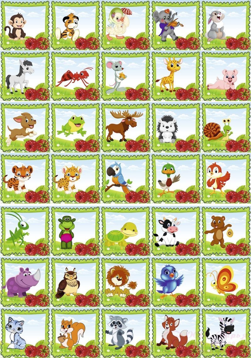 Номерки на кроватки в детском саду