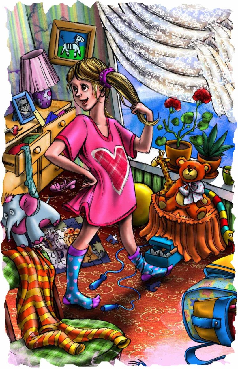 Коллаж детская парикмахерская