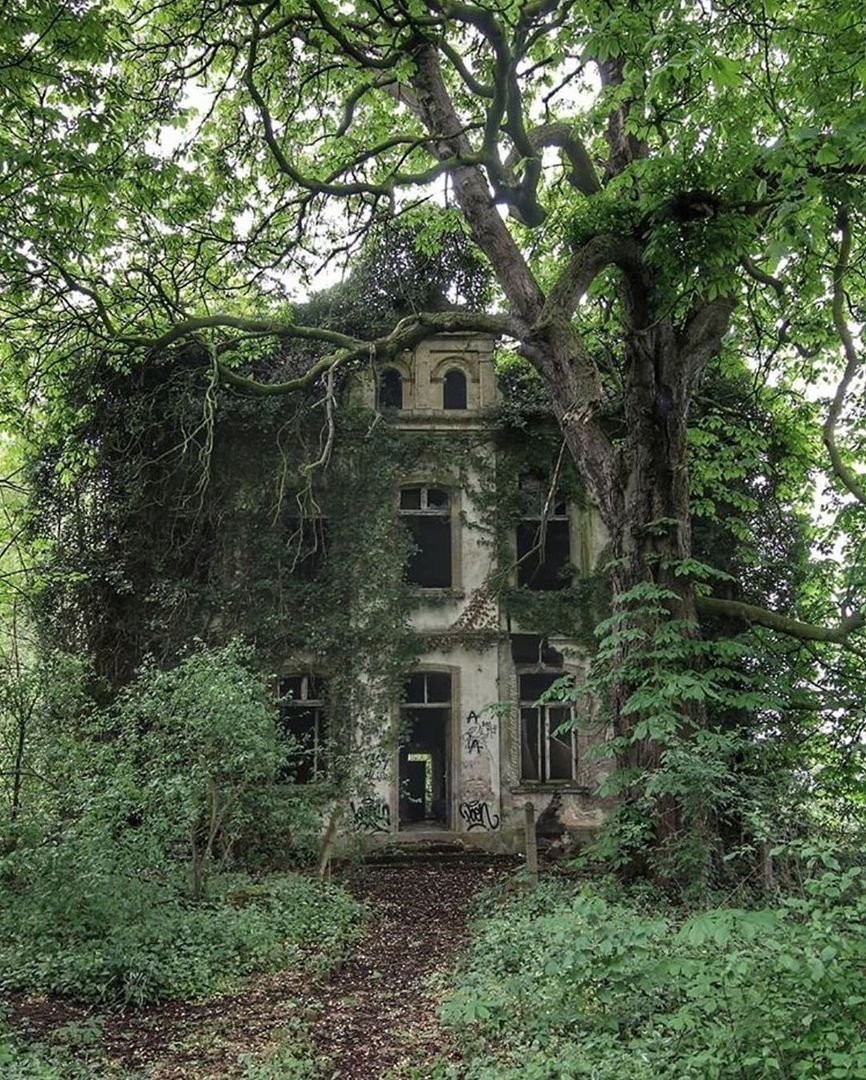 Заброшенный дом на озере Сенека, штат Нью-Йорк, США.