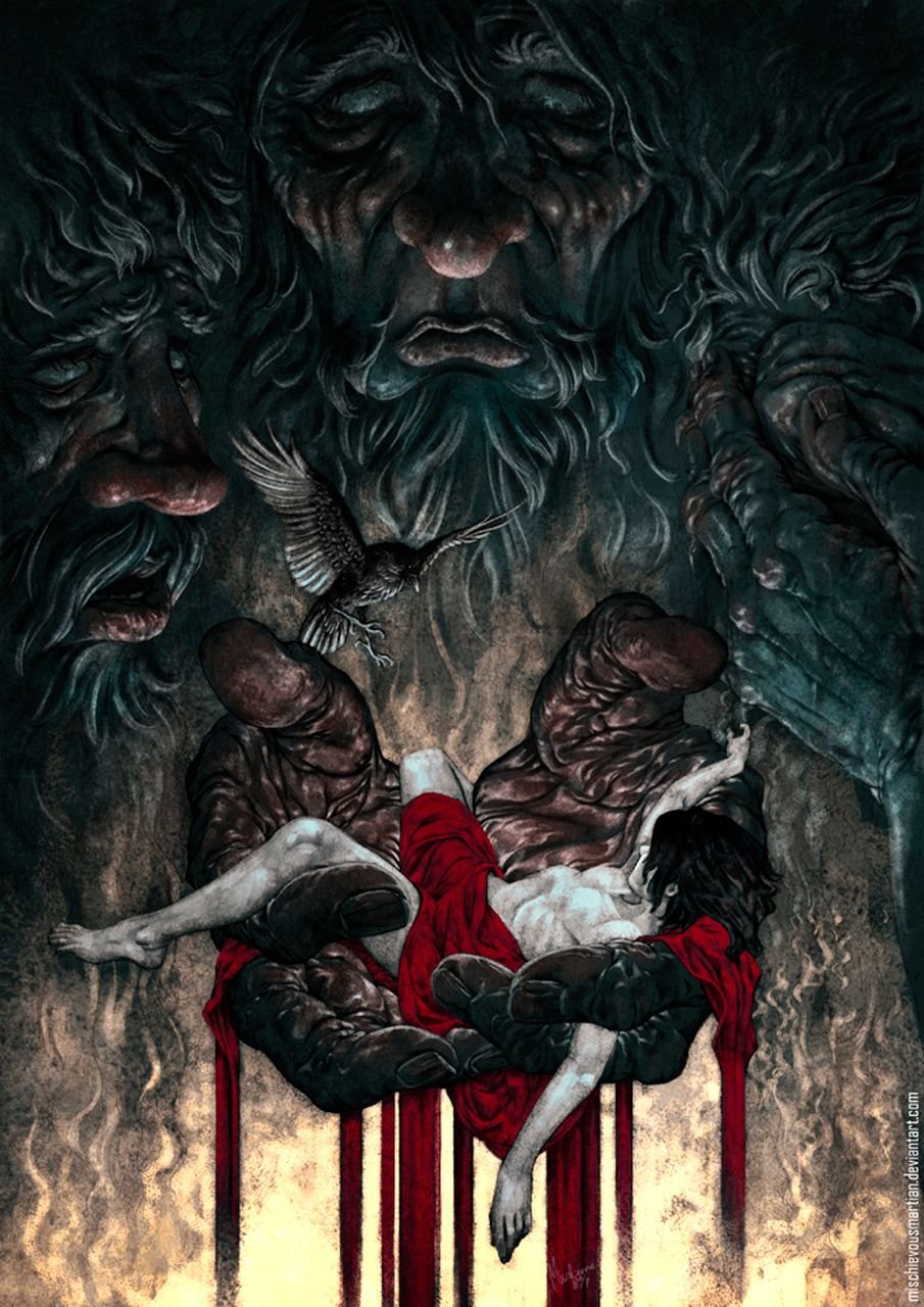 Картины д Калмыкова Чернобог