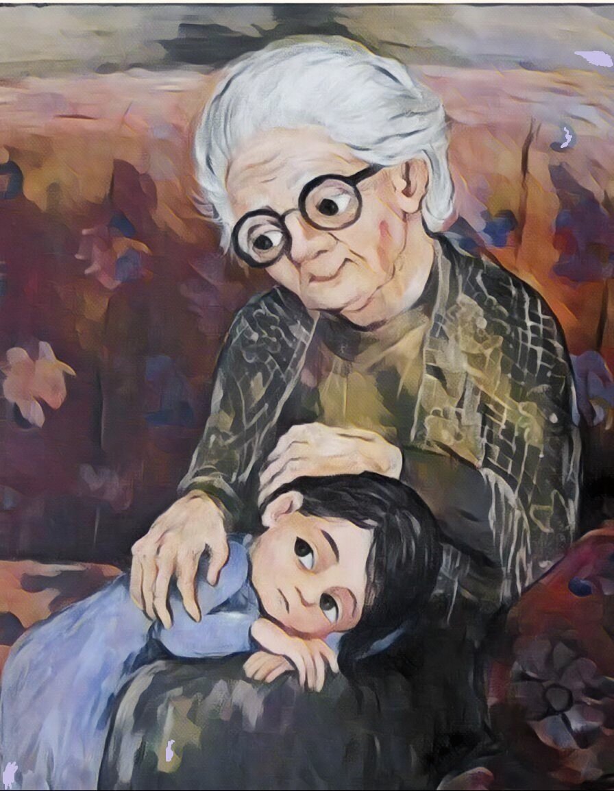 Нино Чакветадзе картины бабушка