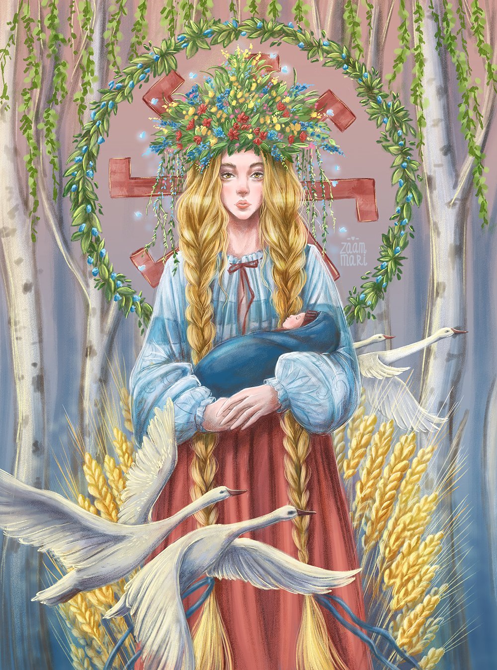 Славянская богиня Ягиня