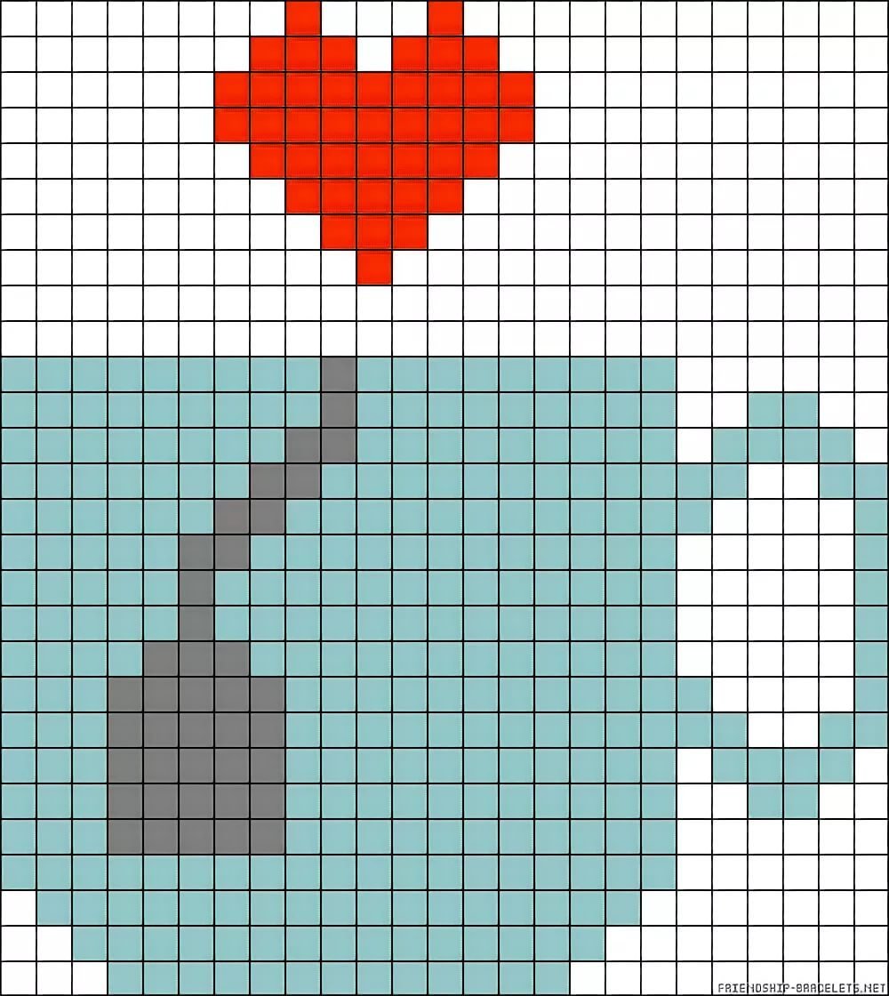 Значки по клеточкам в тетради