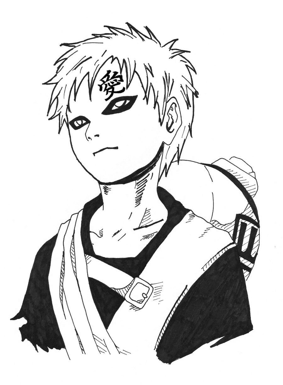 Аниме Манга Наруто Гаара