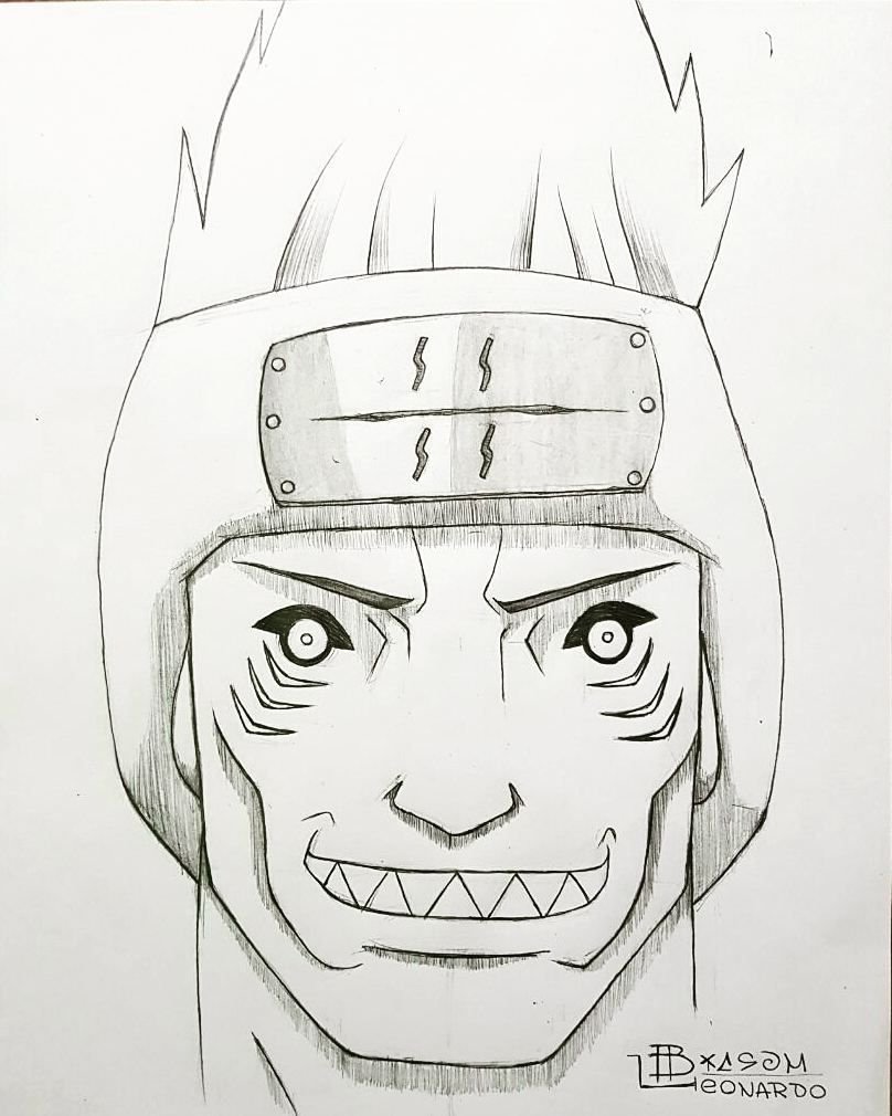 Нарисовать Наруто персонажей Кисаме