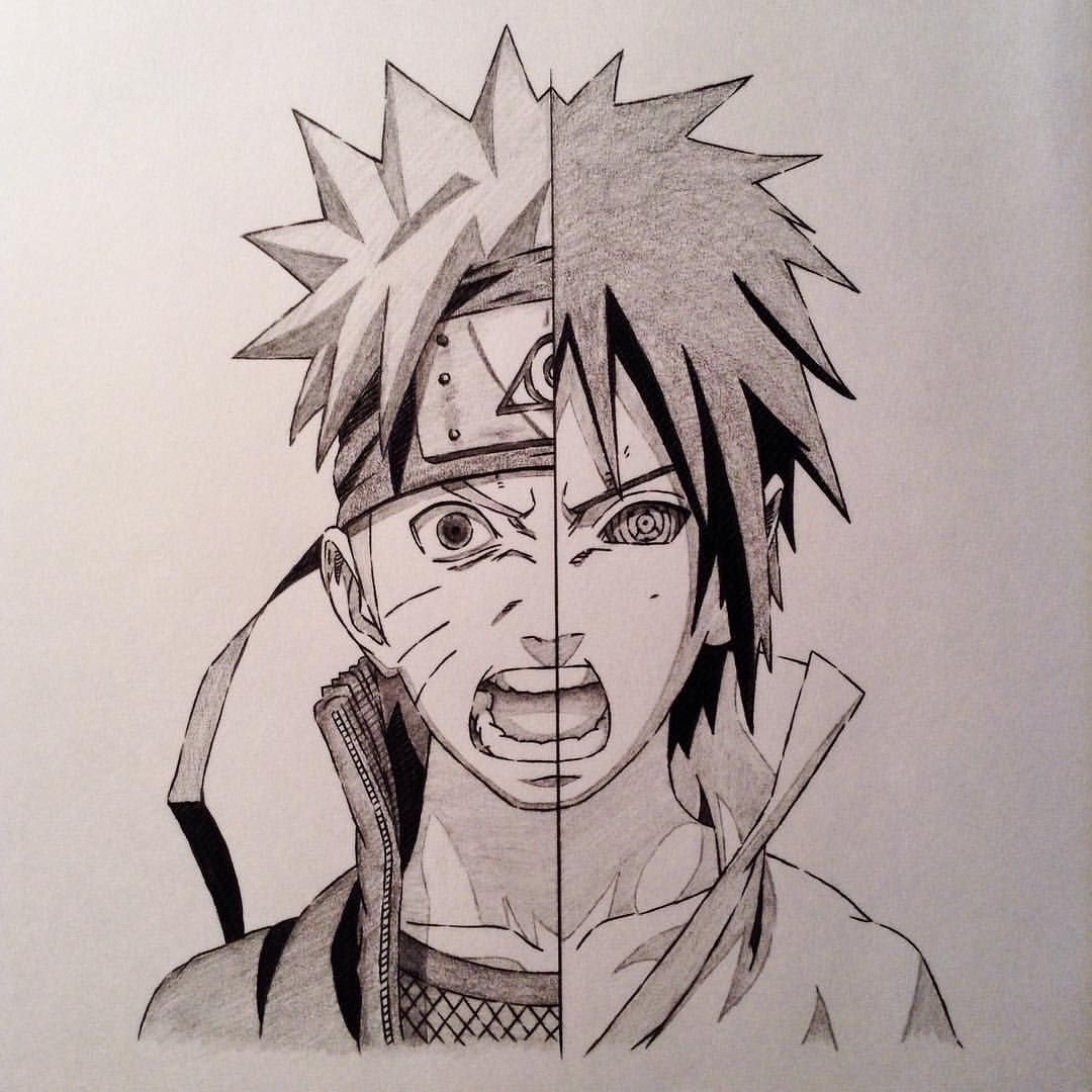 Наруто эскиз