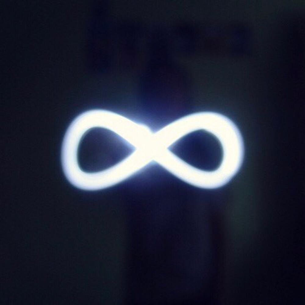 Постер знак бесконечности