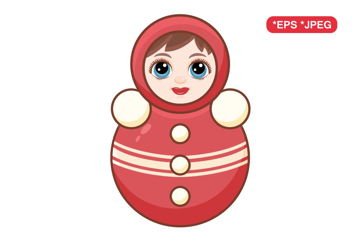 Неваляшка рисунок для детей