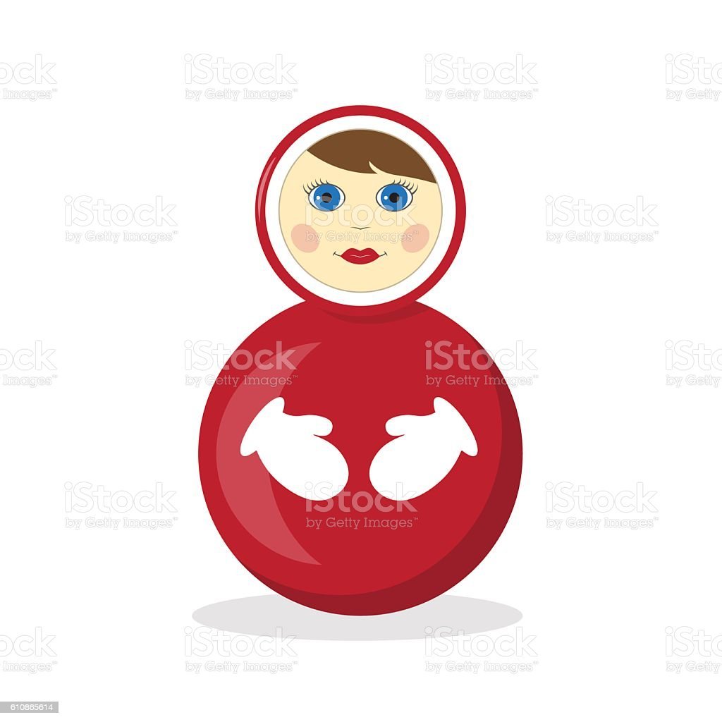 Неваляшка вектор