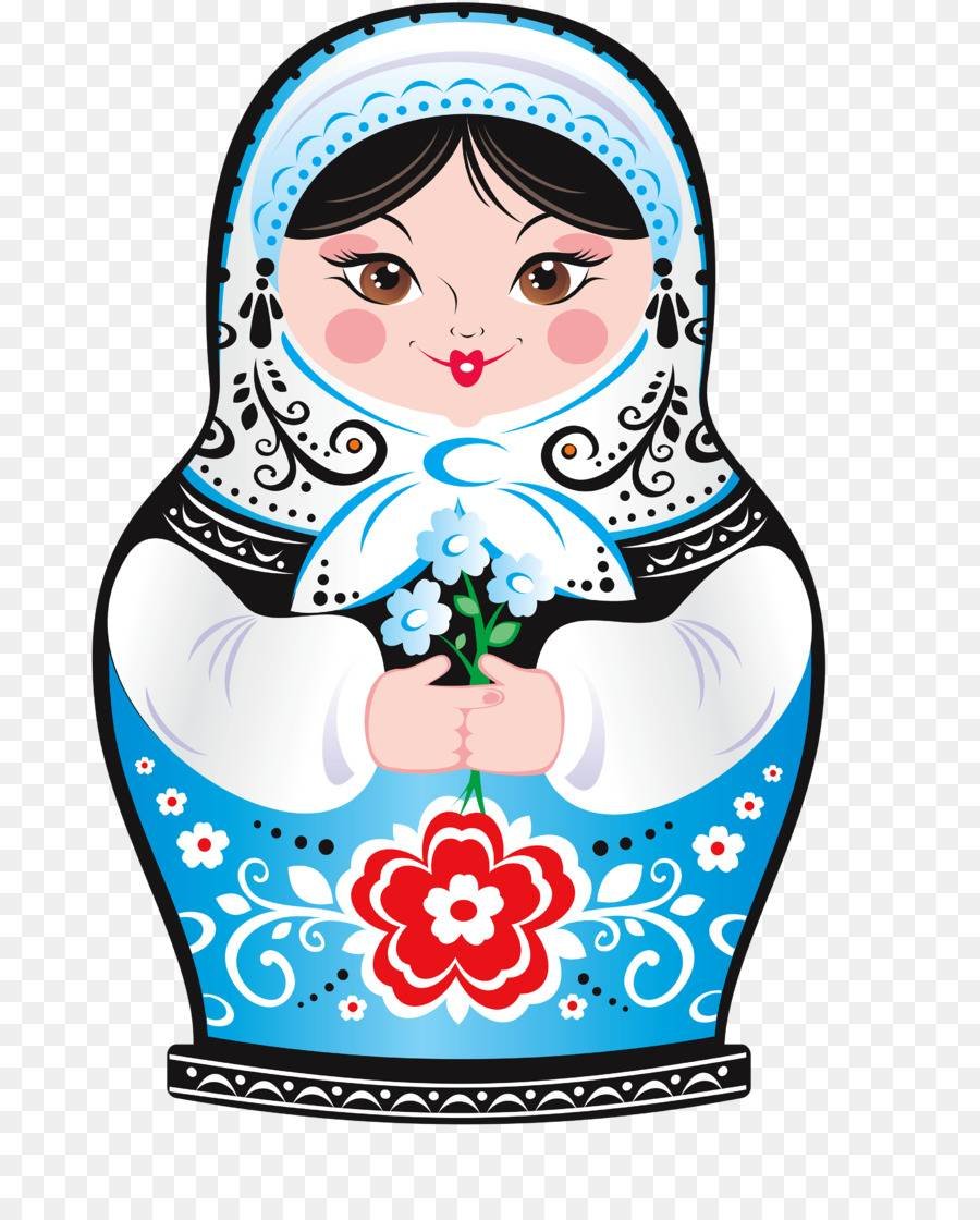 Самовар, Матрешка, шаблон