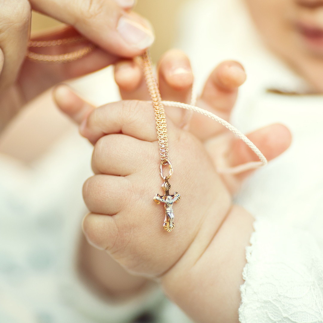 Крест нательный для девочки
