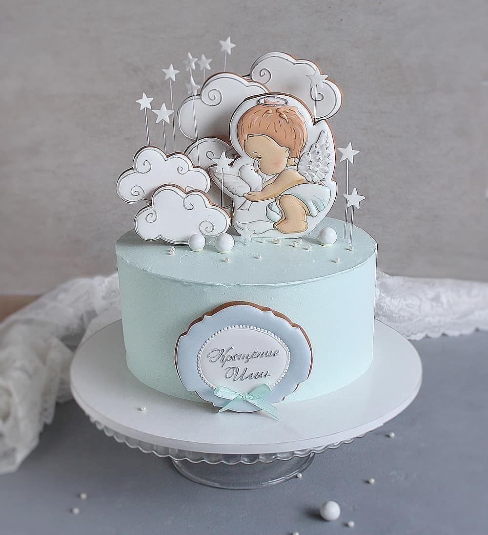 Торт на крестины
