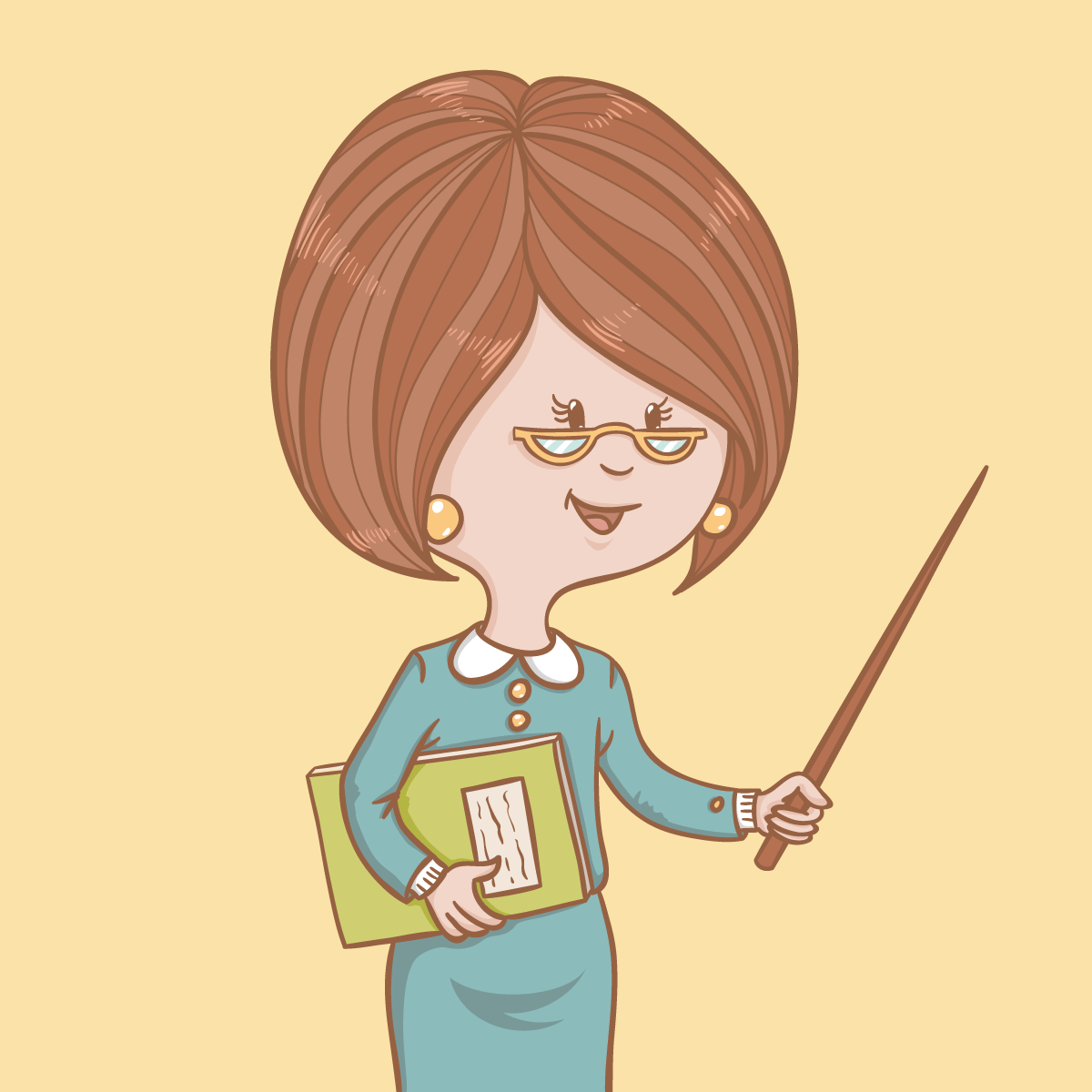 Недовольная учительница