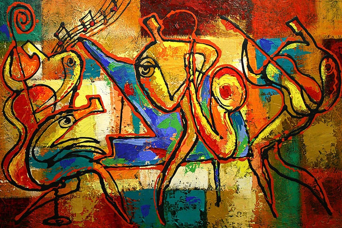 Музыкальная абстракция в живописи
