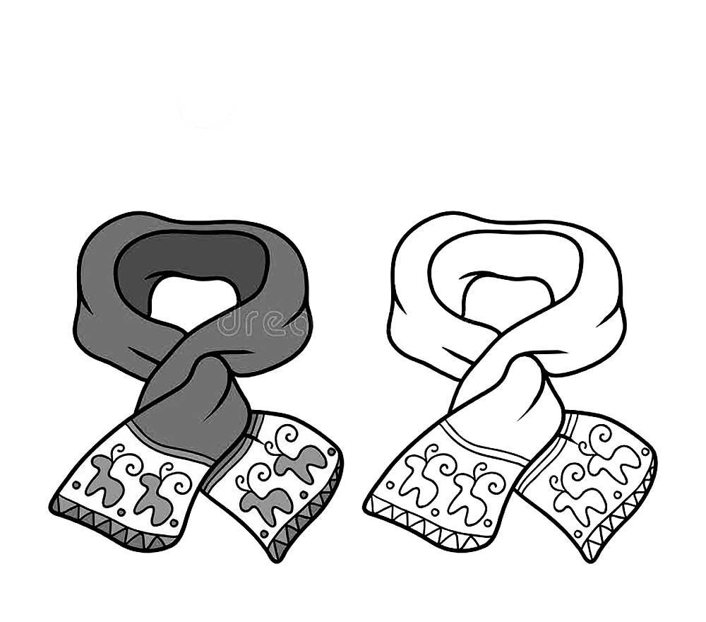 Аниме шарфик на шее