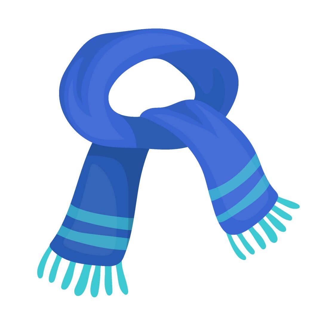 Шарф зимний