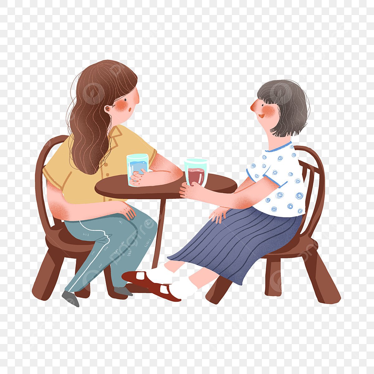 Непринужденная беседа рисунки