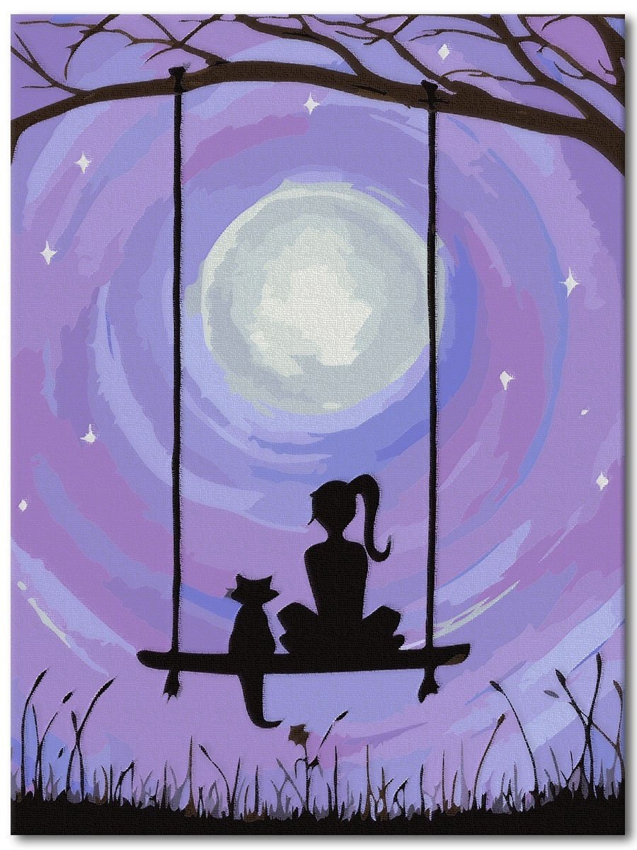 Ночь рисунок