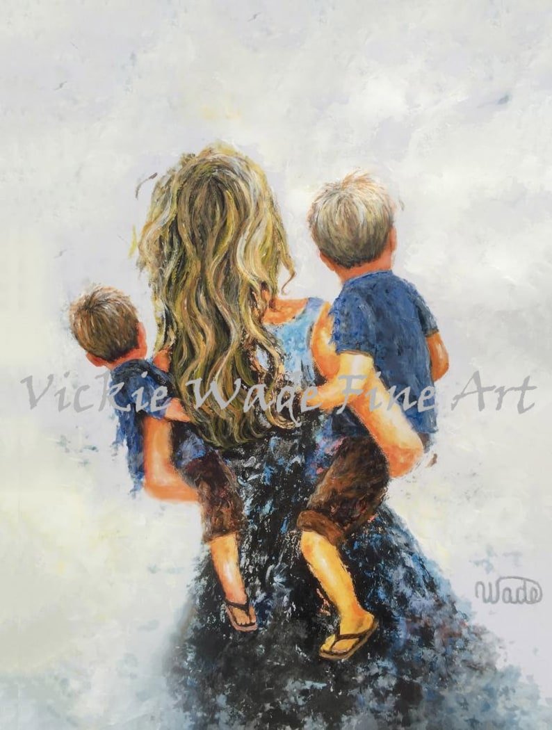 Мама и два сына