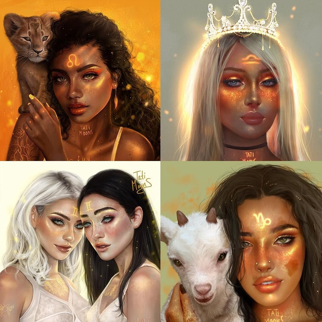 Abigail Diaz (serafleur) арт знаки зодиака