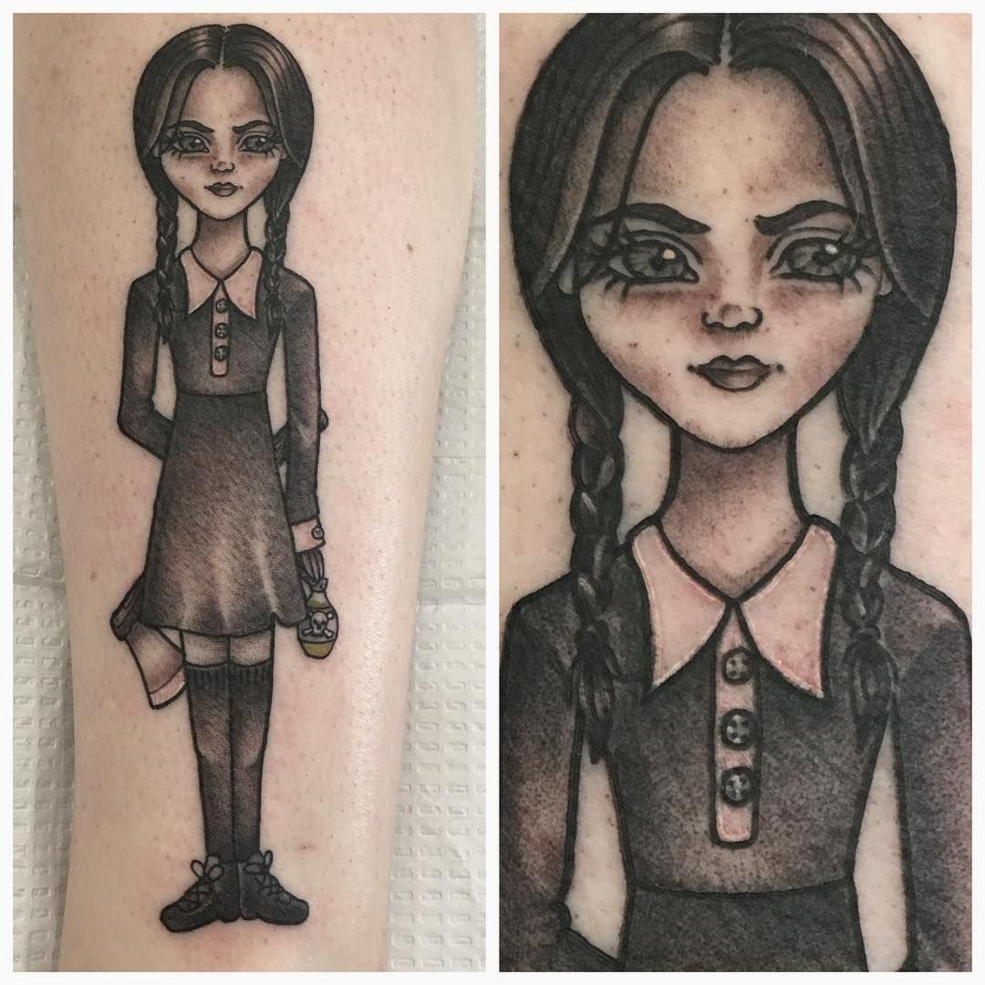 Мартиша и Венсдей Аддамс