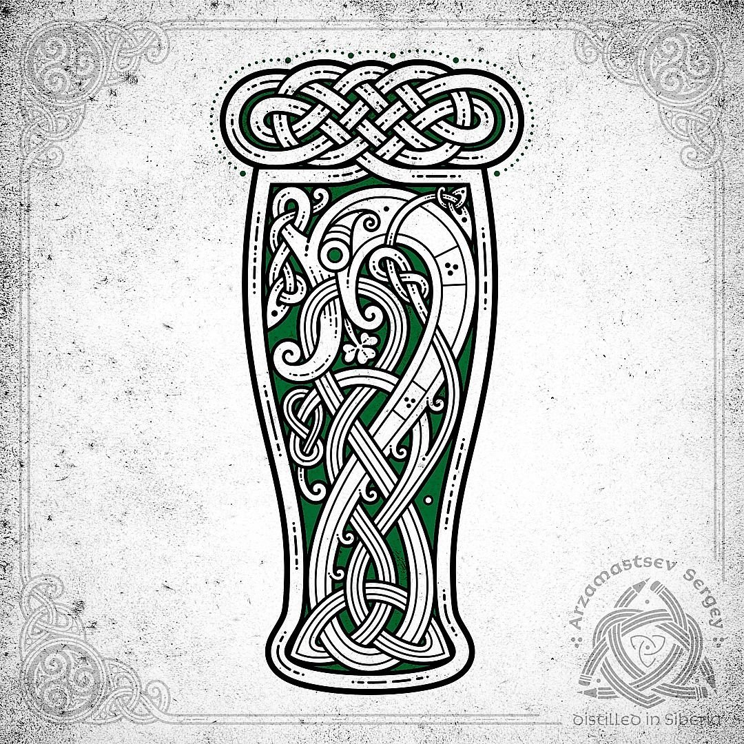 Скандинавский орнамент Драккар