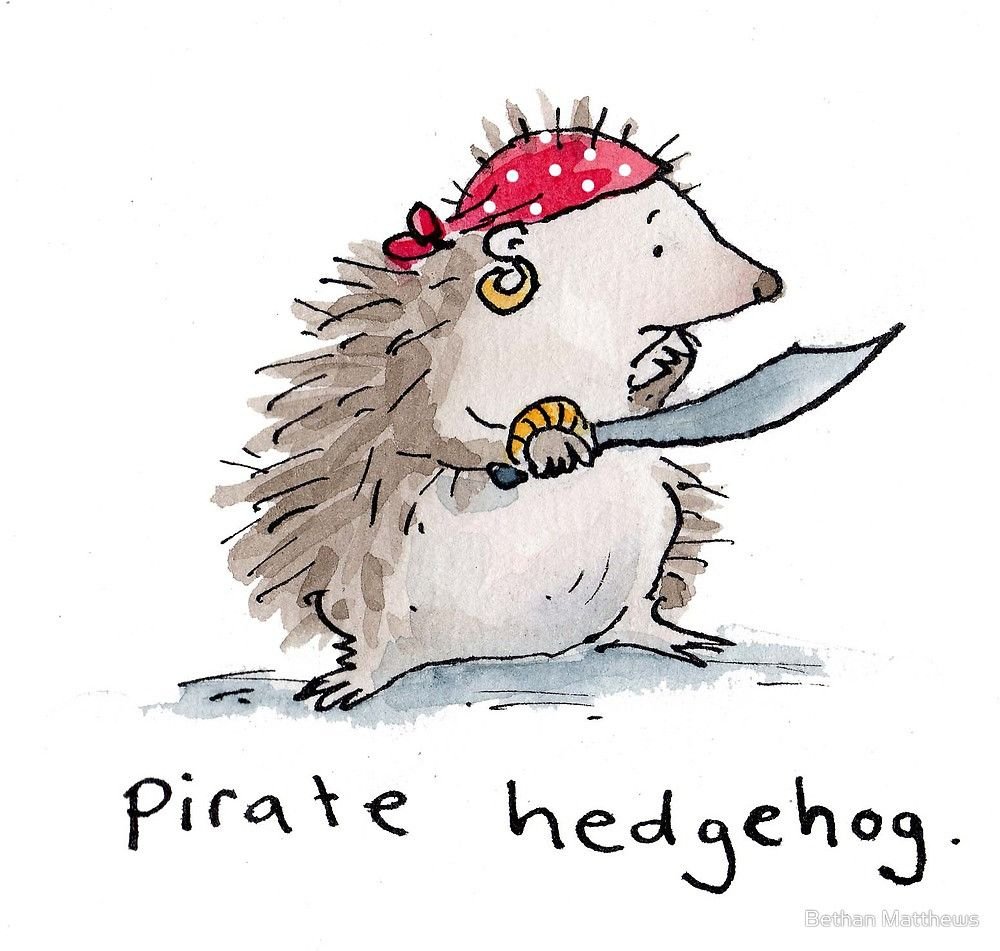 Еж в искусстве