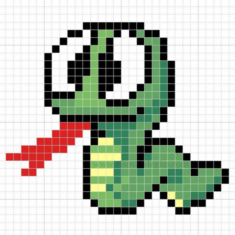 Котики по клеточкам маленькие