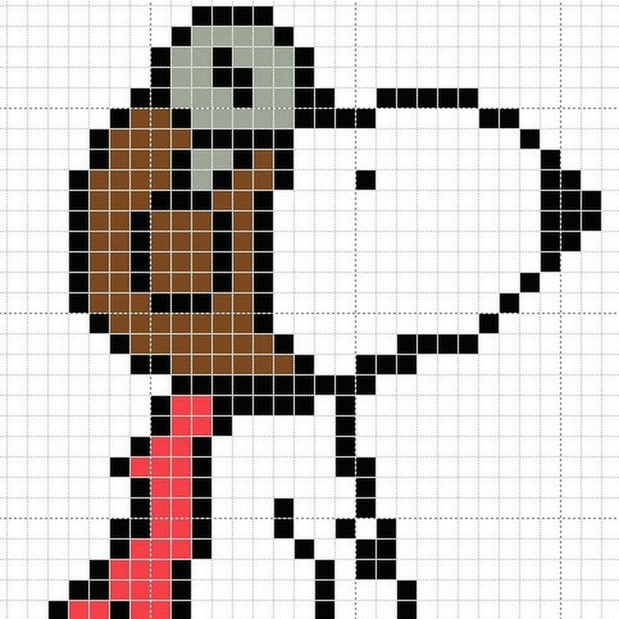 Веселые рисунки по клеточкам