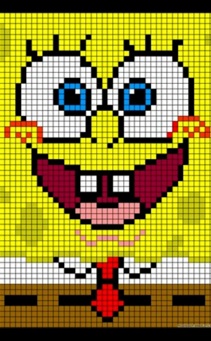 Рисование по клеточкам смайлики