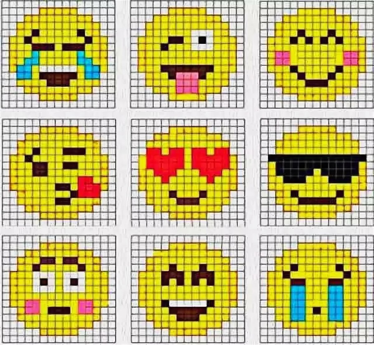 Рисунки по клеткам