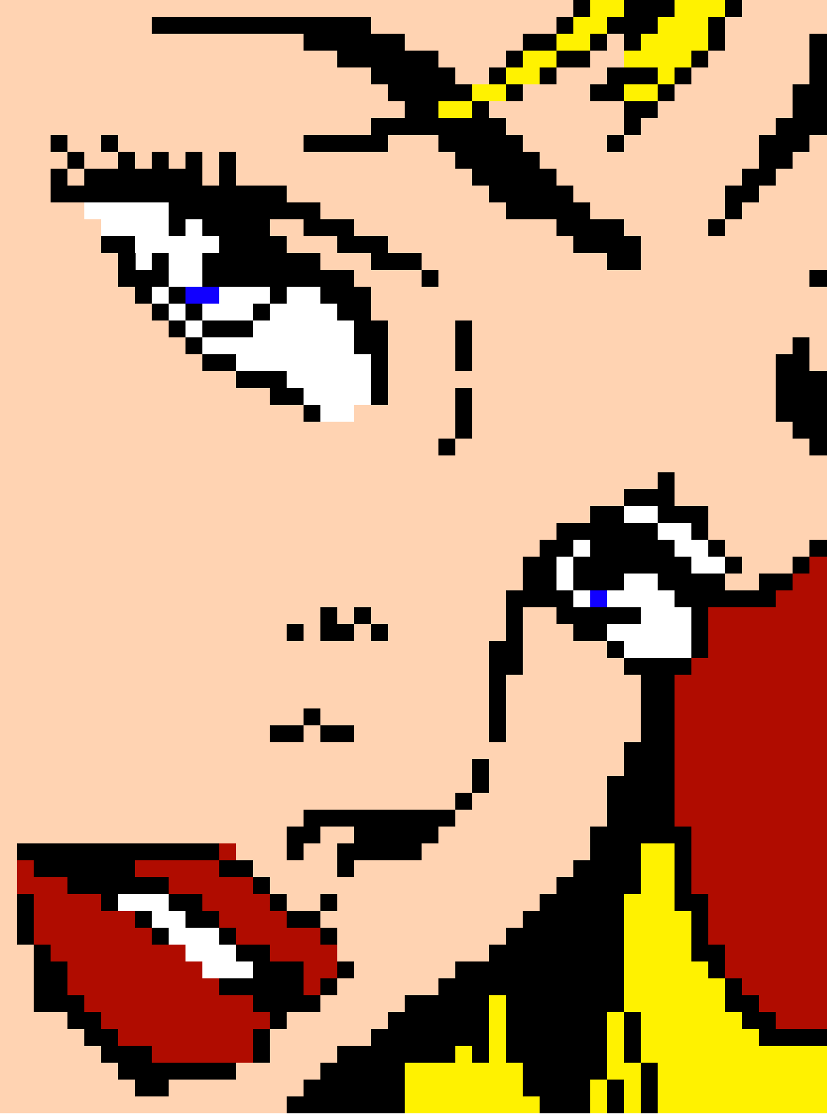 Рисунки по клеточкам Единорог