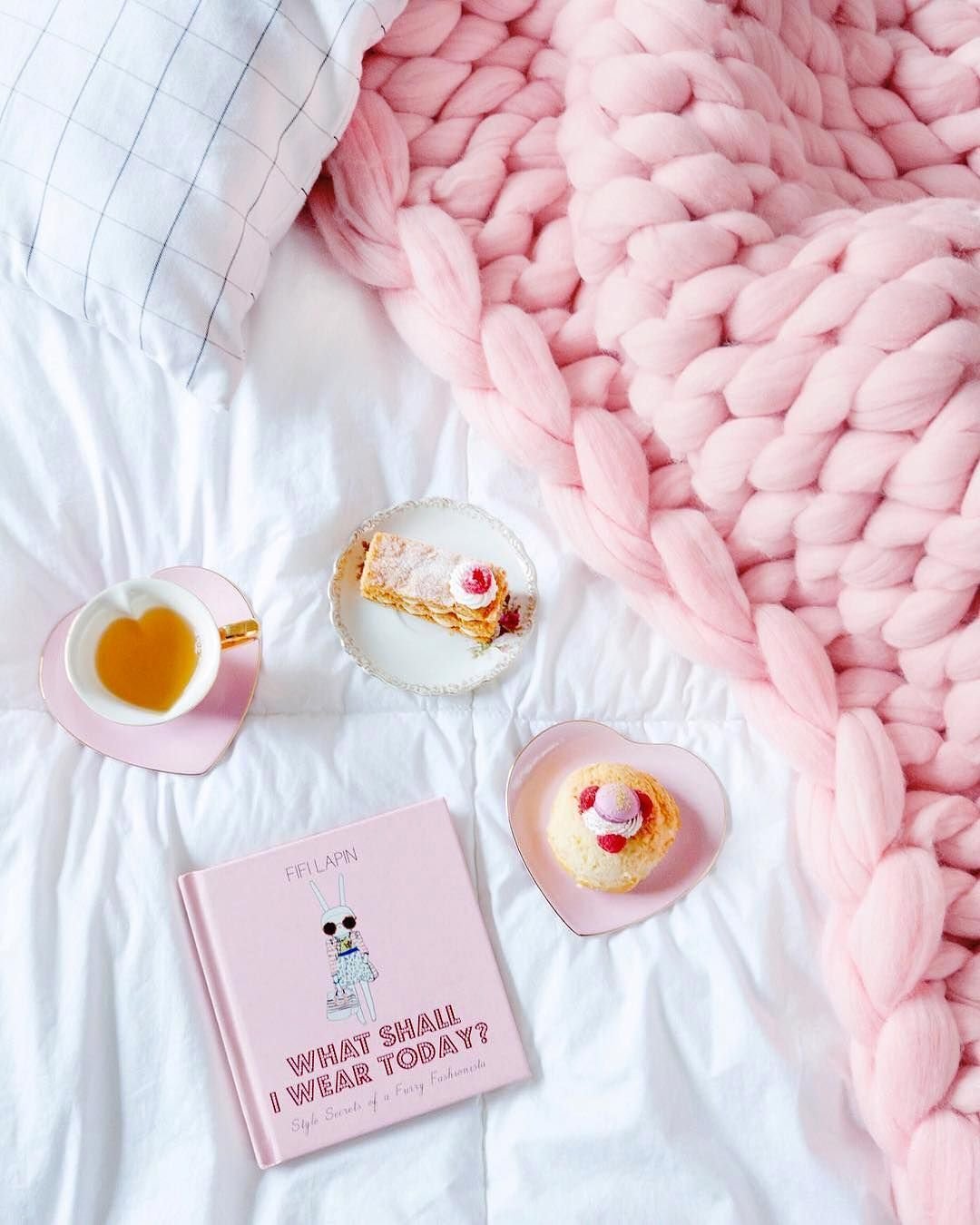 Розовое одеяло Эстетика