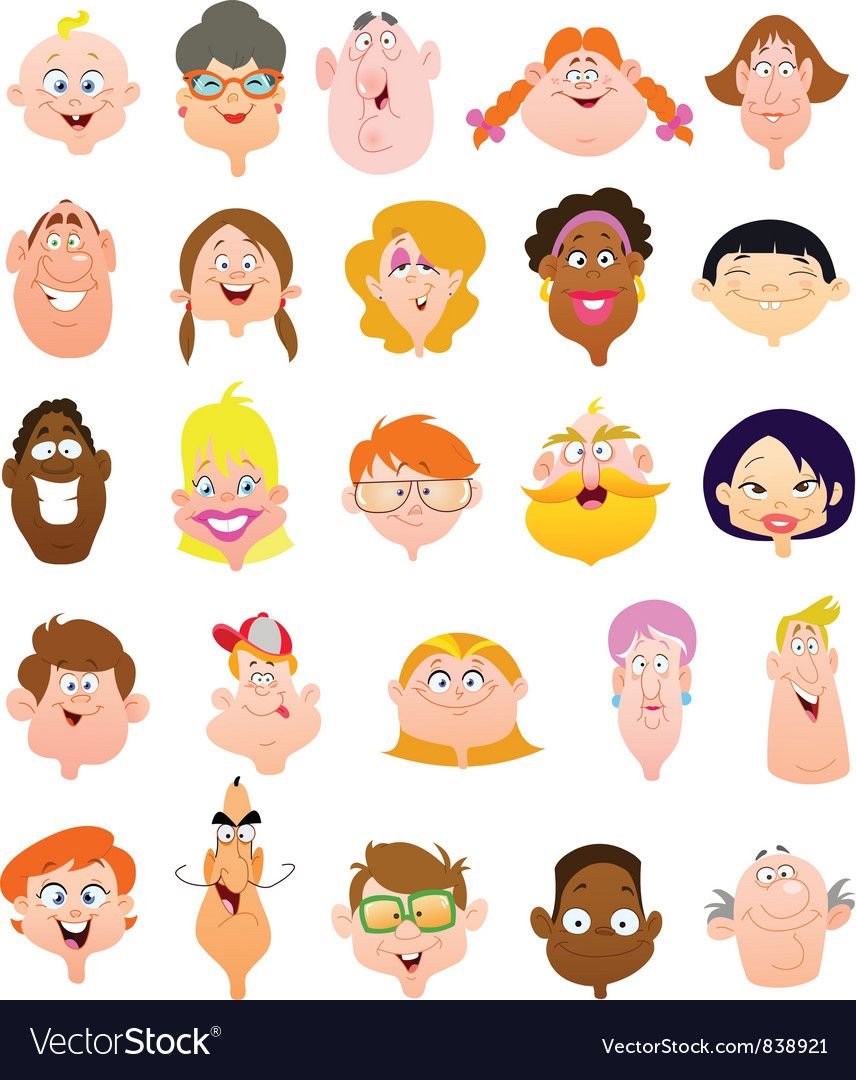 Мордашки человечков