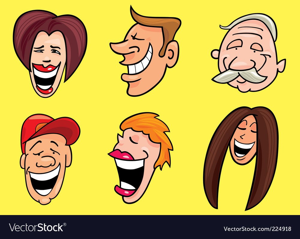 Смеющийся человек рисунок