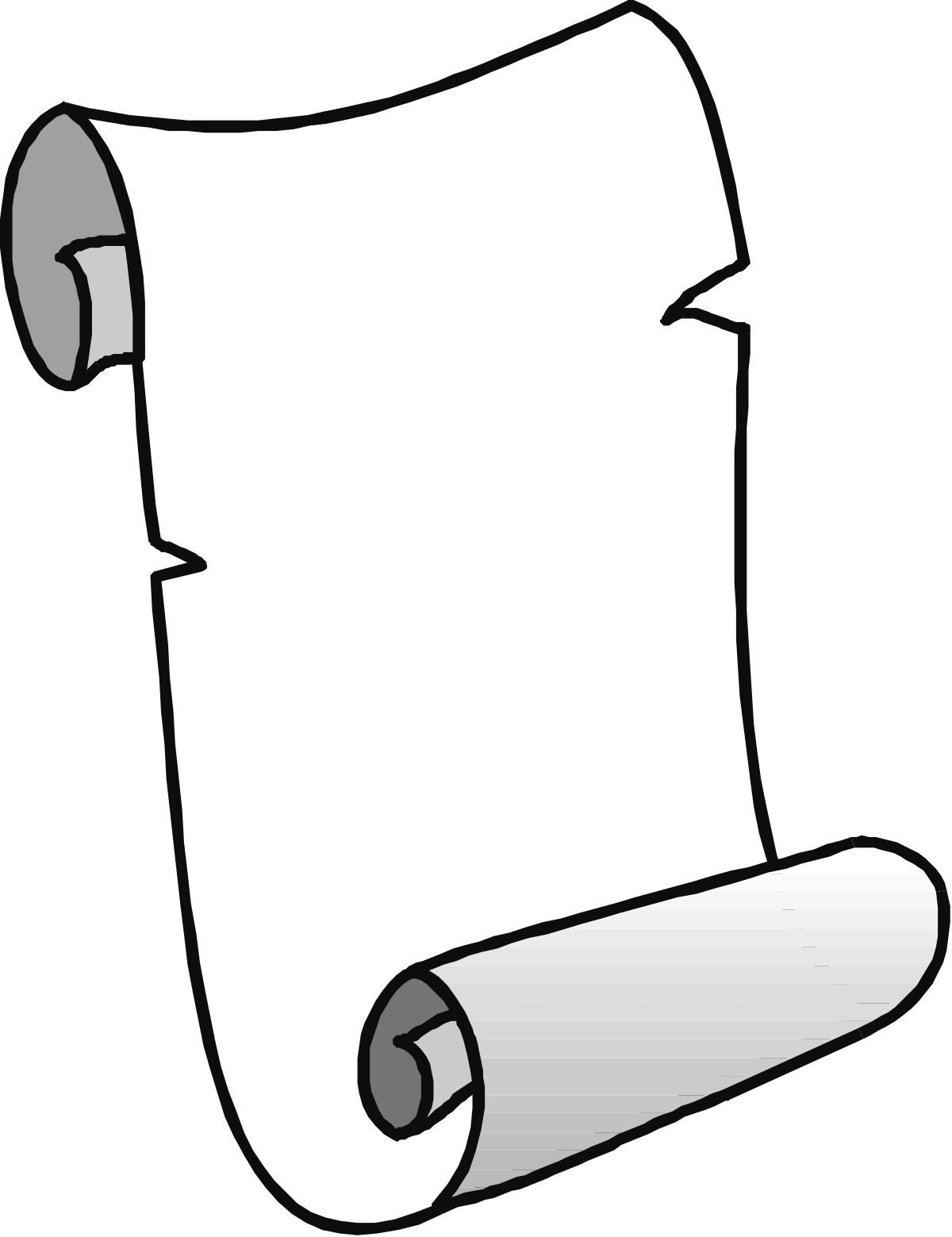 Нарисовать свиток