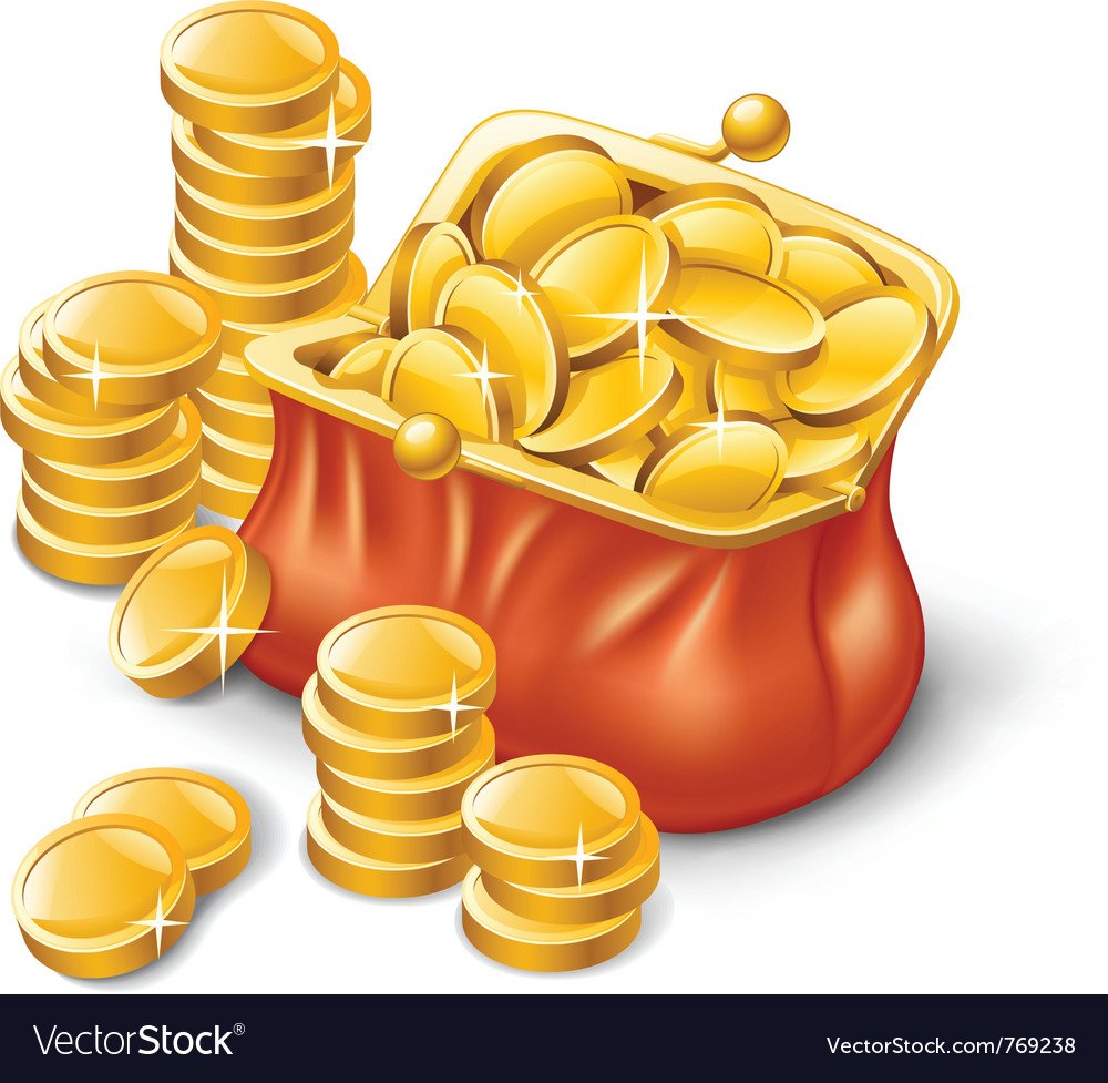 Мультяшный кошелек с мелочью