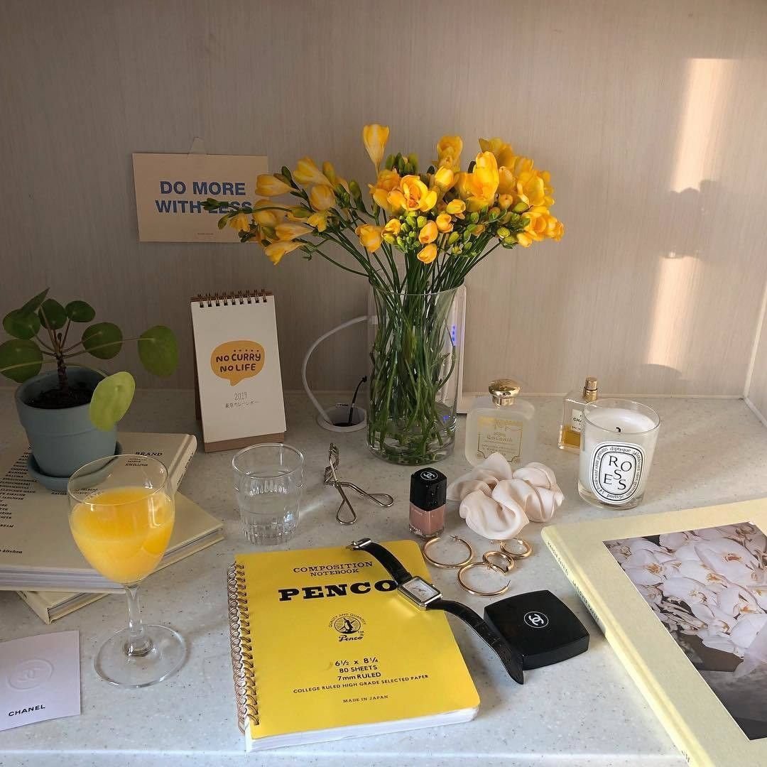 Эстетика жёлтого и белого